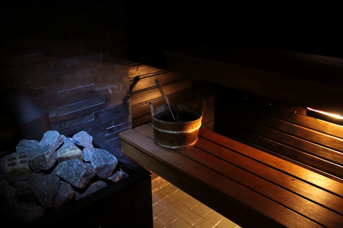 Sauna de vidro